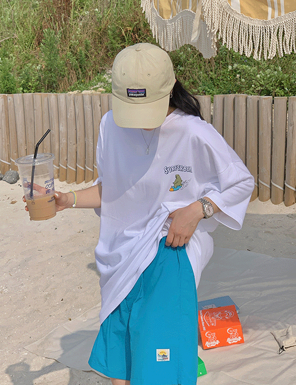 [BEST인기상품/재입고♥]코카베어 박시 반팔 티셔츠 (3color) &#039;남녀공용&#039;