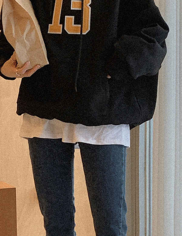 모더니 심플 긴팔 티셔츠 (4color)